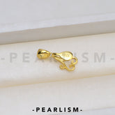 【Pearlism】Baroque Pearl Pendant Accessories 925 Sterling Silver (pearls not included)