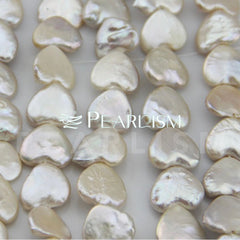 Love Heart (3 Heart Shape Pearls +1edison)【Pearlism】