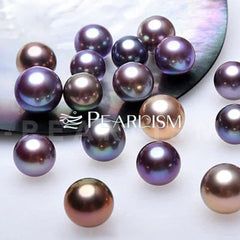 Blueberry(1 Deep Color 9-12mm Freshwater Pearl)【Pearlism】