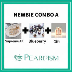 Newbie Combo A -- Supreme AK (10 Pearls +1 Edison) + Blueberry ( 1 pc 9-11 Pink Purple Pearl)