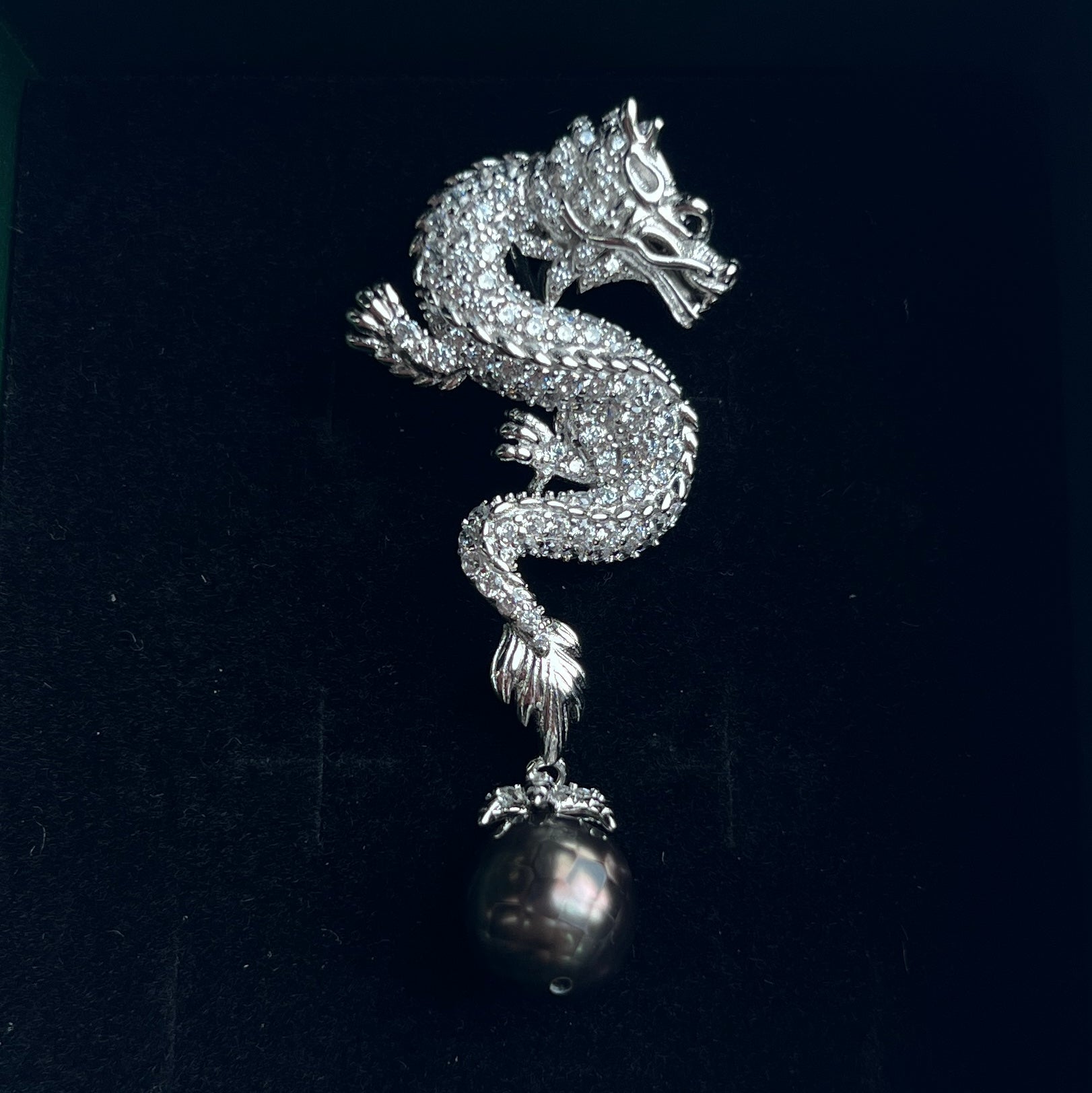 S925 Silver Exquisite and luxurious dragon shaped ring&dragon shaped pendant【PEARLISM】