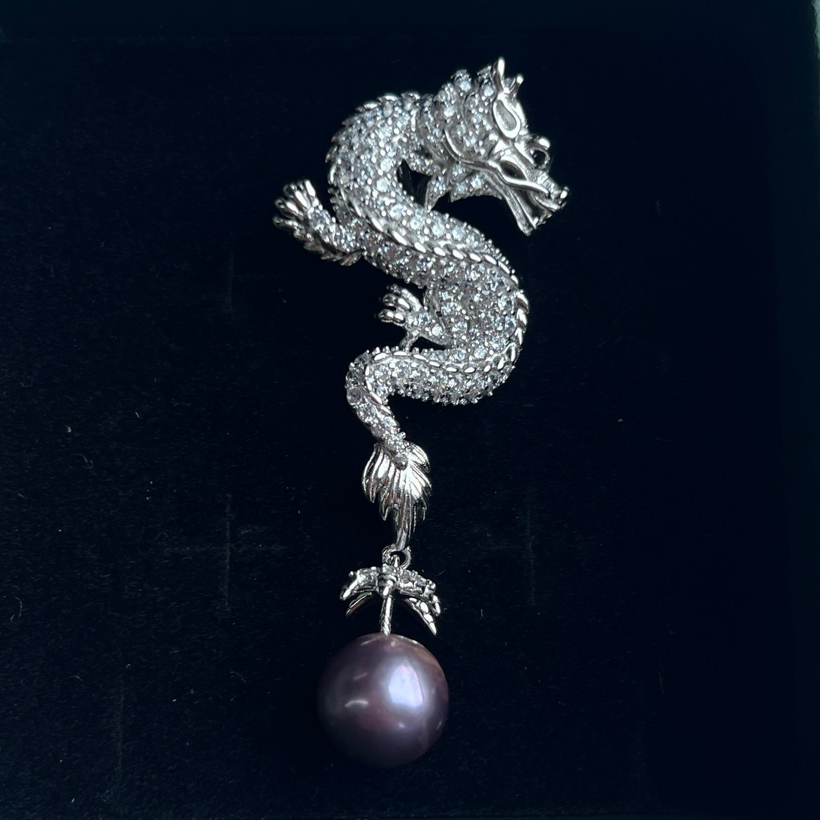 S925 Silver Exquisite and luxurious dragon shaped ring&dragon shaped pendant【PEARLISM】