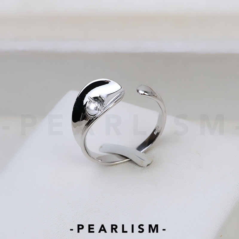 【Pearlism】Fashion Ring Accessories S925 6-7mm (Pearls Not Included)