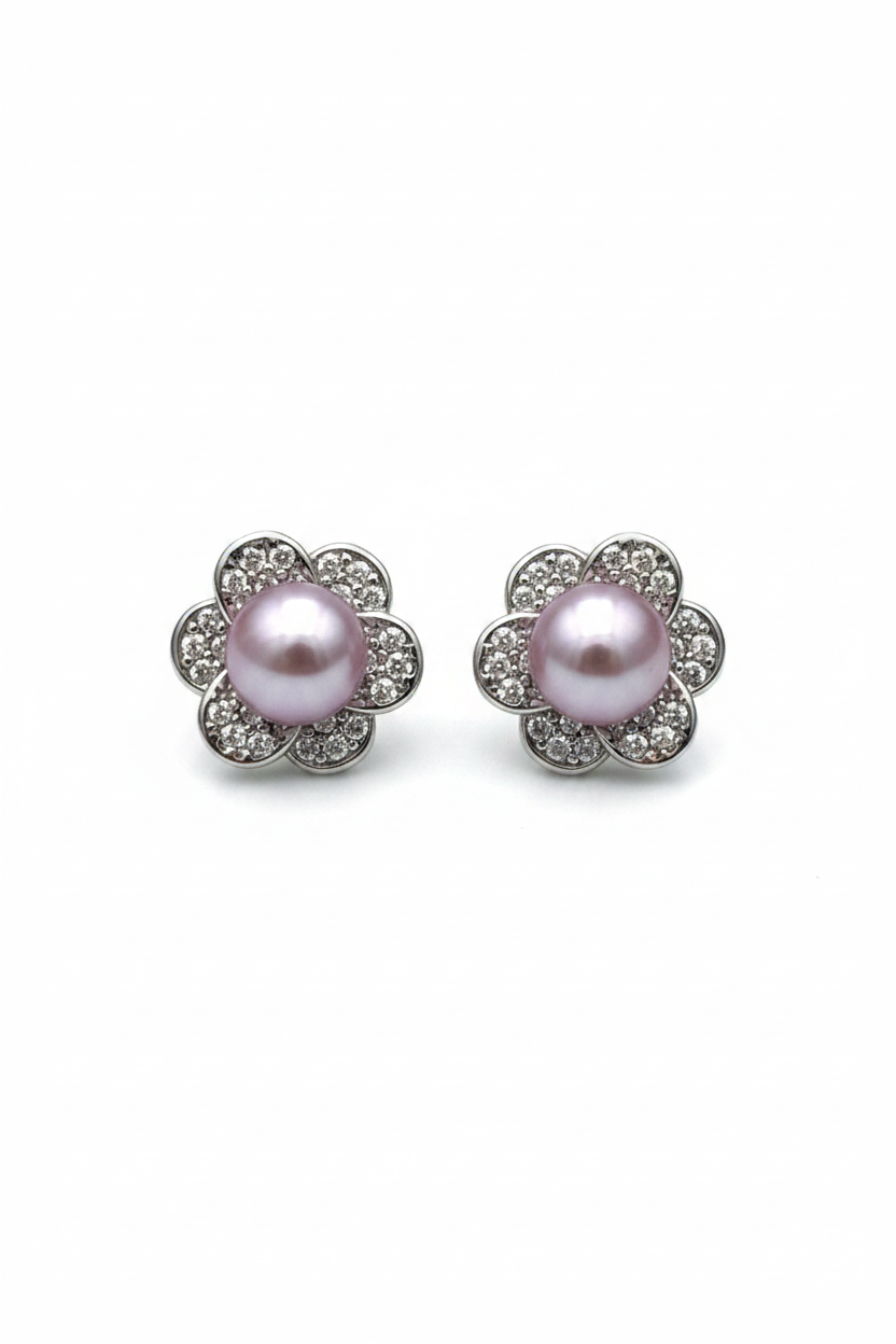 Pearl Earrings  with  Freshwater pearl gift  (20 pearls) [Open in live]｜Freshwater  Pearl  Earrings
