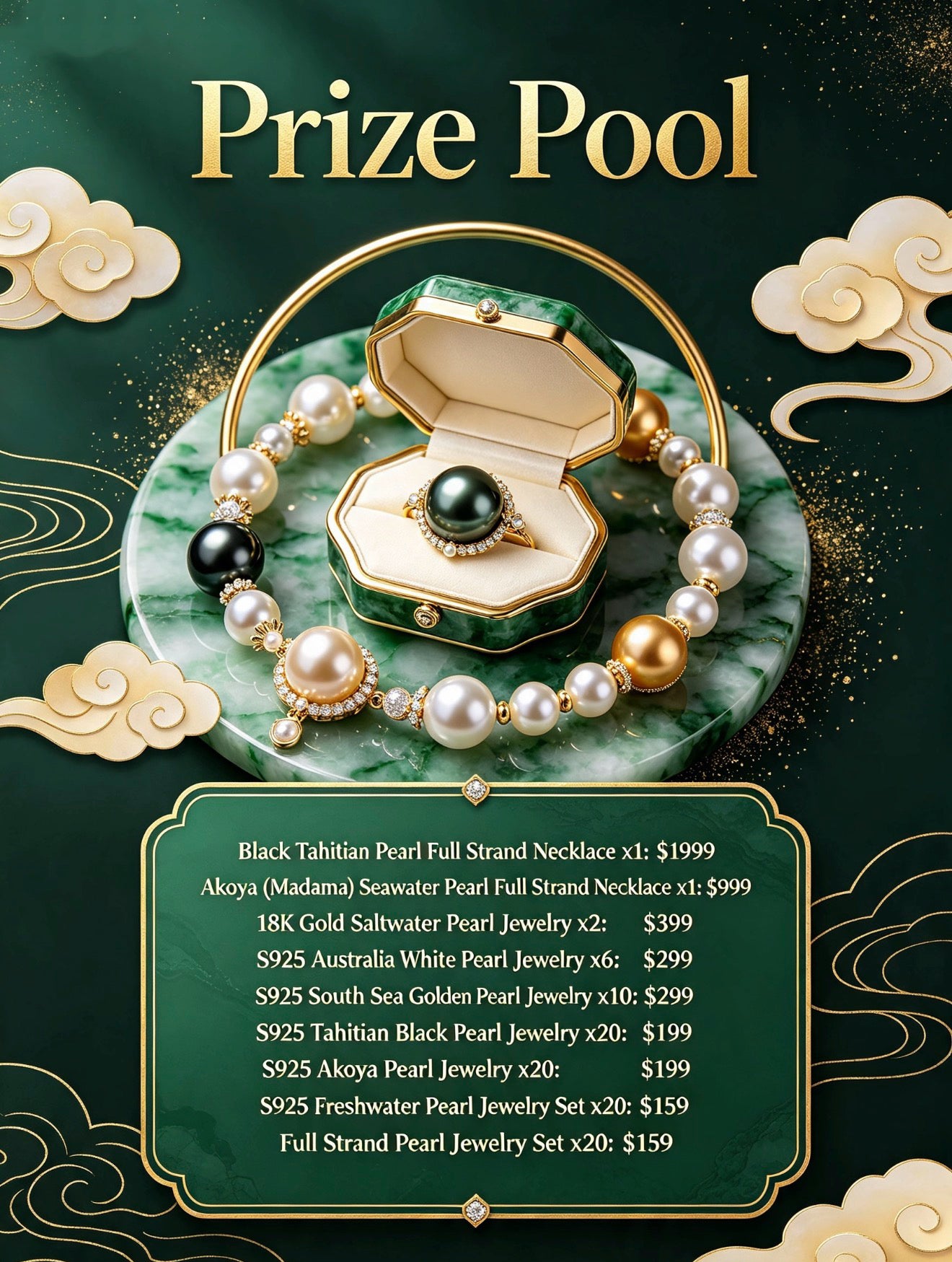 【Pearlism】Premium Pearl Jewelry Collection Box