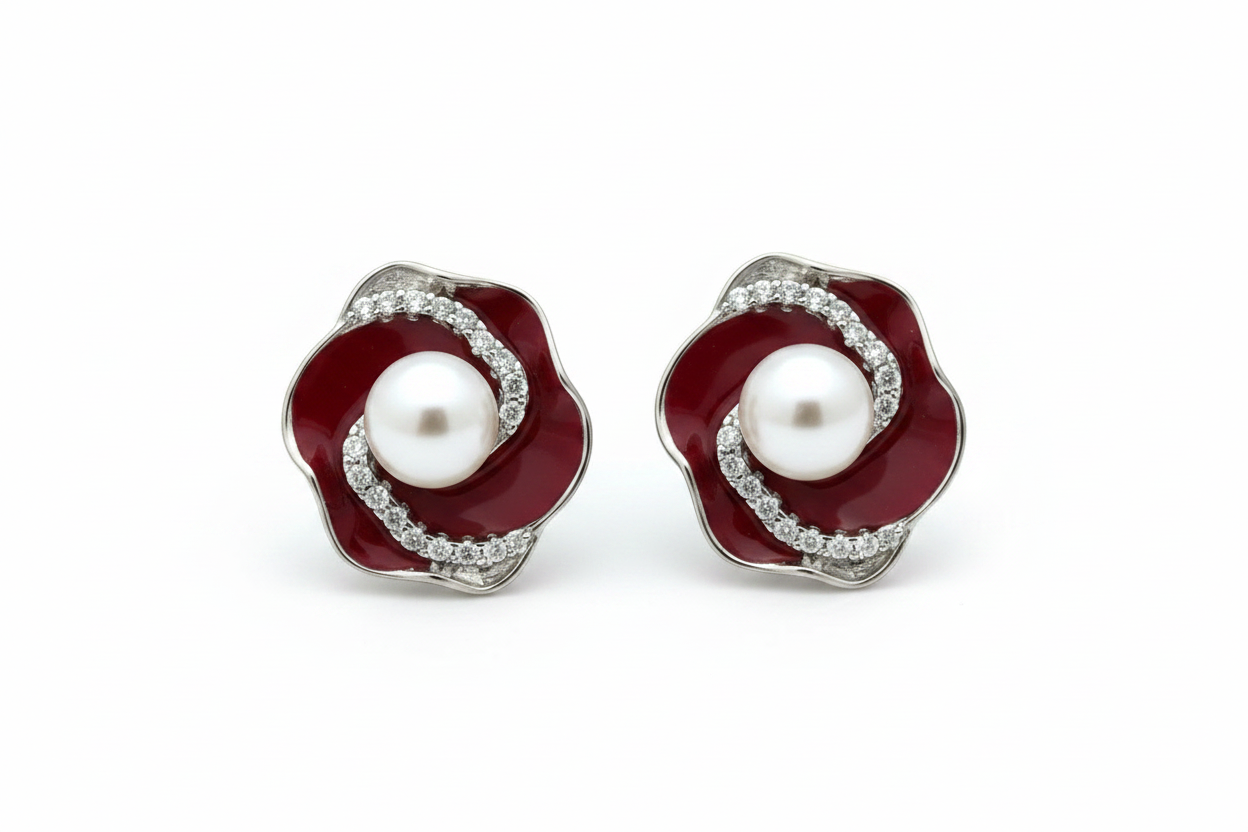 Pearl Earrings  with  Freshwater pearl gift  (20 pearls) [Open in live]｜Freshwater  Pearl  Earrings