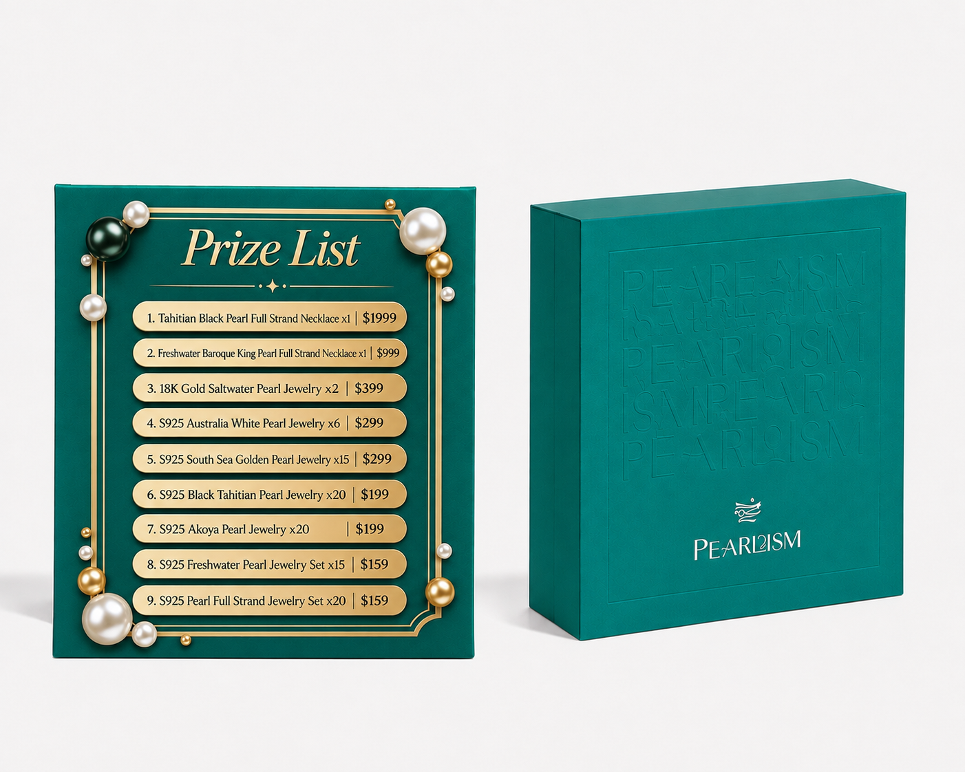 【Pearlism】Premium Pearl Jewelry Collection Box
