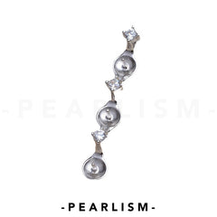 【Pearlism】Fashion Pendant 925 Sterling Silver Pearl Accessories 10-12mm (Pearls Not Included)