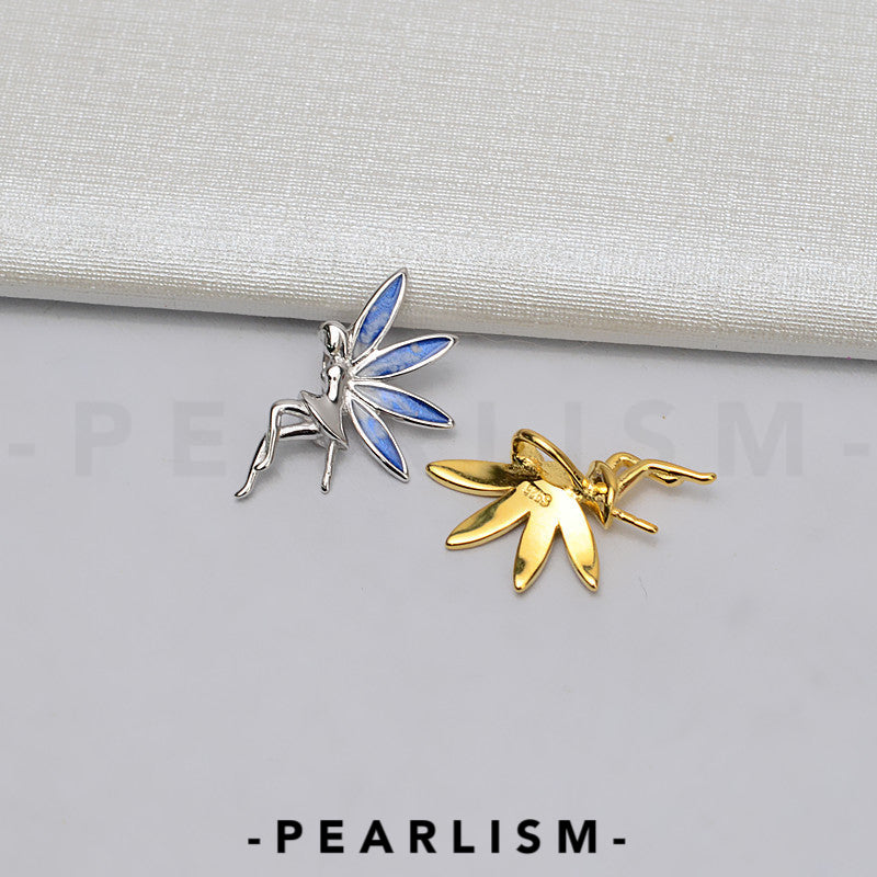 【Pearlism】Fairy Pendant Pearl Accessories S925 10-12mm (Pearls Not Included)