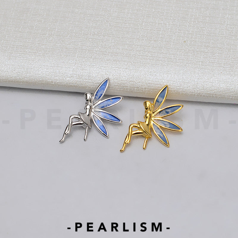 【Pearlism】Fairy Pendant Pearl Accessories S925 10-12mm (Pearls Not Included)