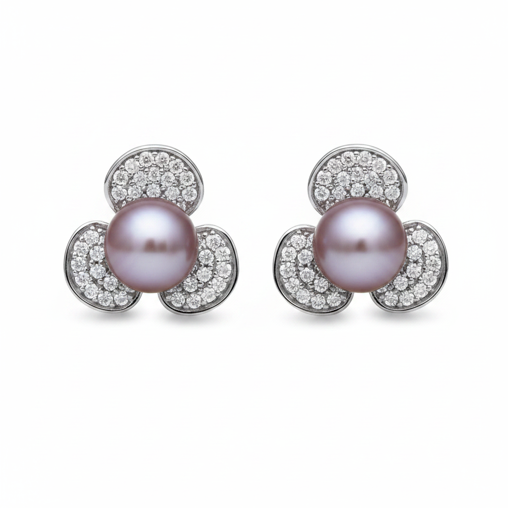 Pearl Earrings  with  Freshwater pearl gift  (20 pearls) [Open in live]｜Freshwater  Pearl  Earrings
