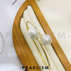 【Pearlism】Double Pearl Bangle Accessories 12mm(Pearls Not Included)