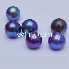 【Pearlism】Freshwater Deep color Round Shape Loose Edison Pearl (10-11mm)