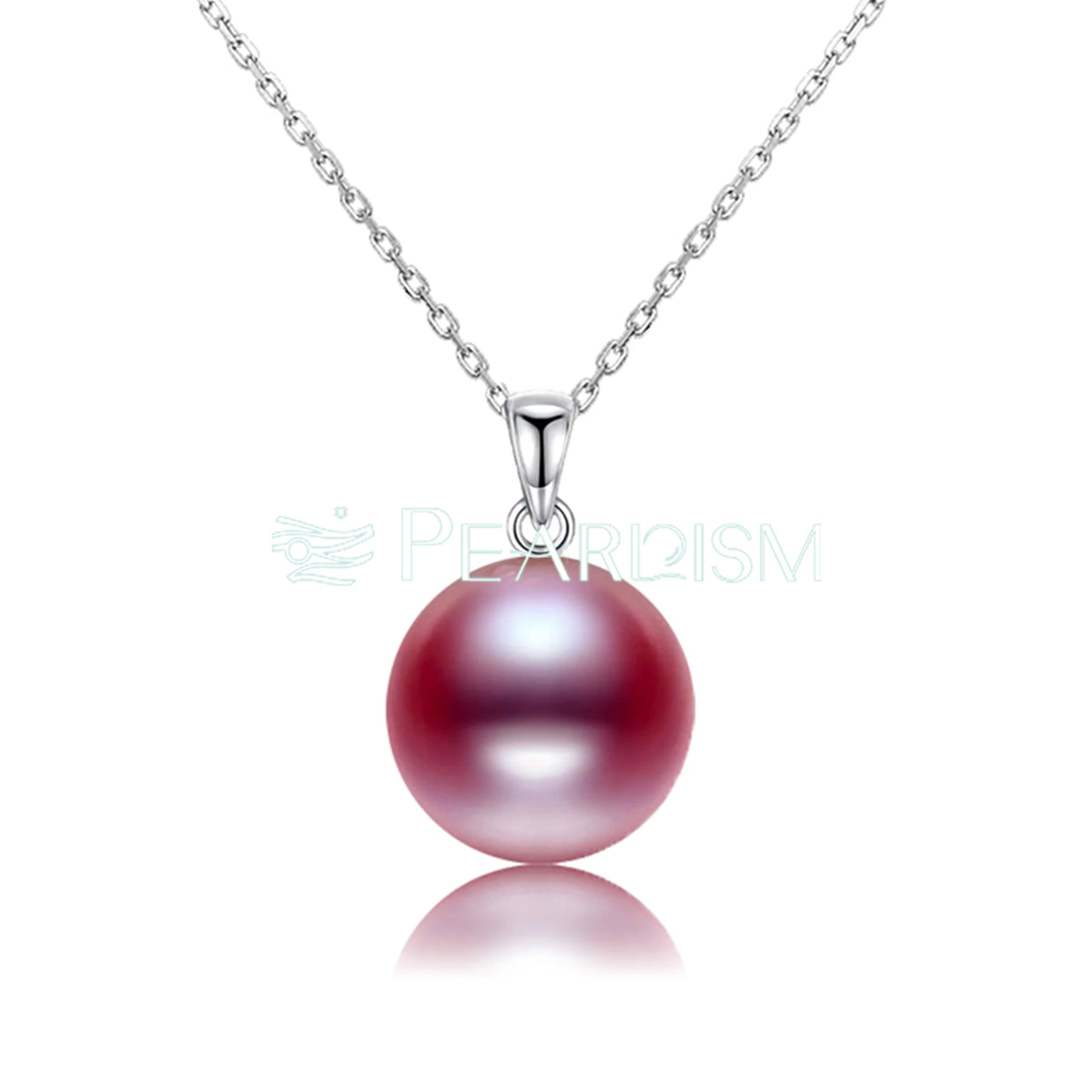 New Sale Simple Desigh Purple Pearl Necklace 9-10mm （Flash Sale)）【Pearlism】